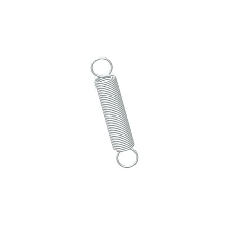 Extension Spring, O= .420, L= 2.25, W= .037